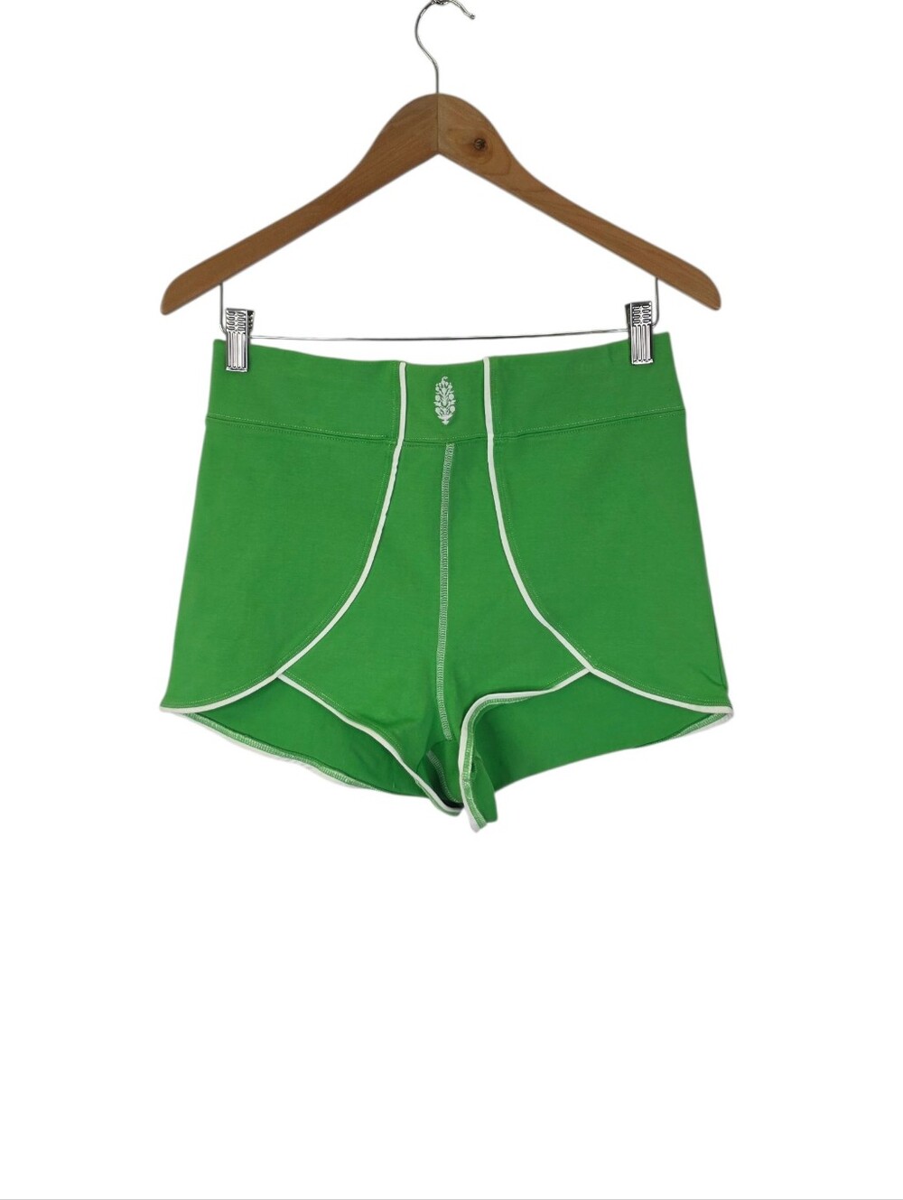 Free People Movement Court Sport Combo Kelly Mini Shorts Sheen Green Size Medium - Picture 1 of 16